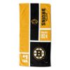 [Personalization Only] Boston Bruins Colorblock Beach Towel